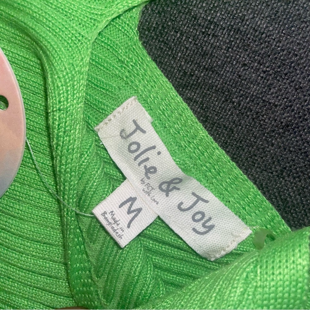 NWT • Jolie & Joy Green Women's Ribbed Tank Top